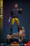 Hot Toys Marvel Comics Deadpool & Wolverine Wolverine (TVA Jacket Version) 1/6 Scale 12" Collectible Figure