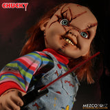 Mezco Toyz Child's Play Mega Scale Talking Scarred Chucky Figure