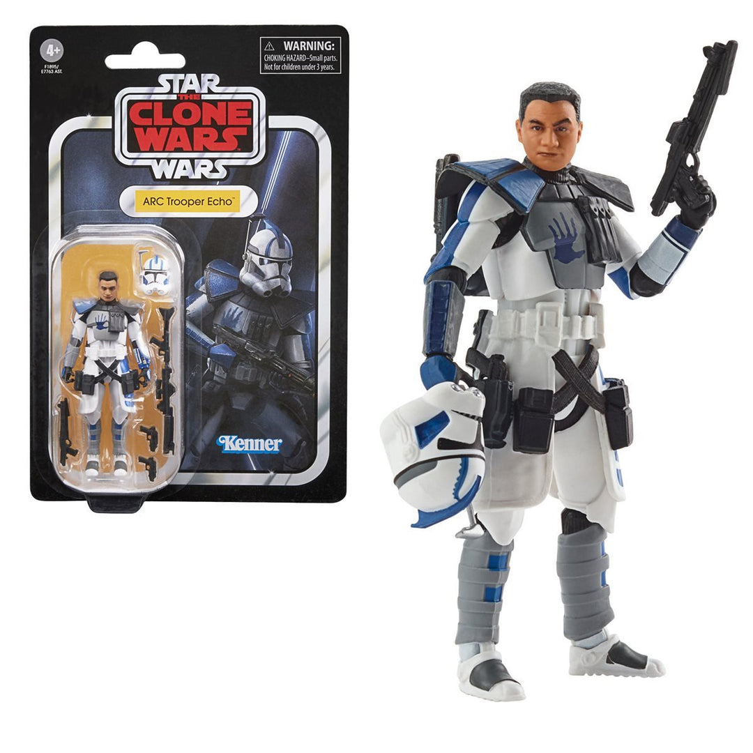 Star Wars The Vintage Collection ARC Trooper Echo Toy, 3.75-Inch