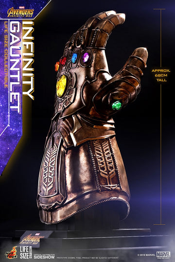 AVENGERS INFINITY WAR Guanto Thanos Replica 1/1 Infinity Gauntlet Hot Toys  EUR 1.799,00 - PicClick IT