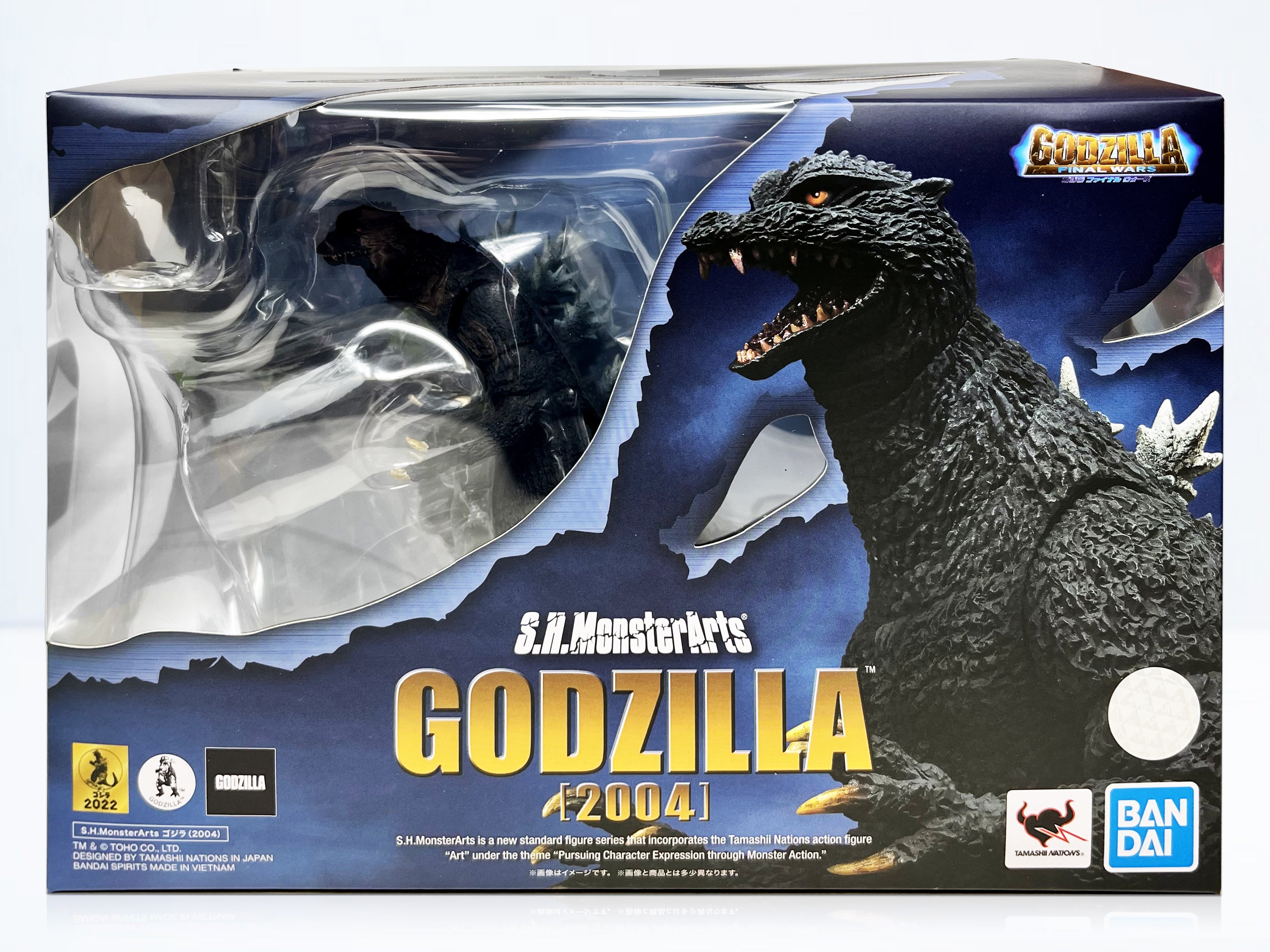 Bandai S.H.MonsterArts Godzilla Final Wars (2004) Godzilla Action