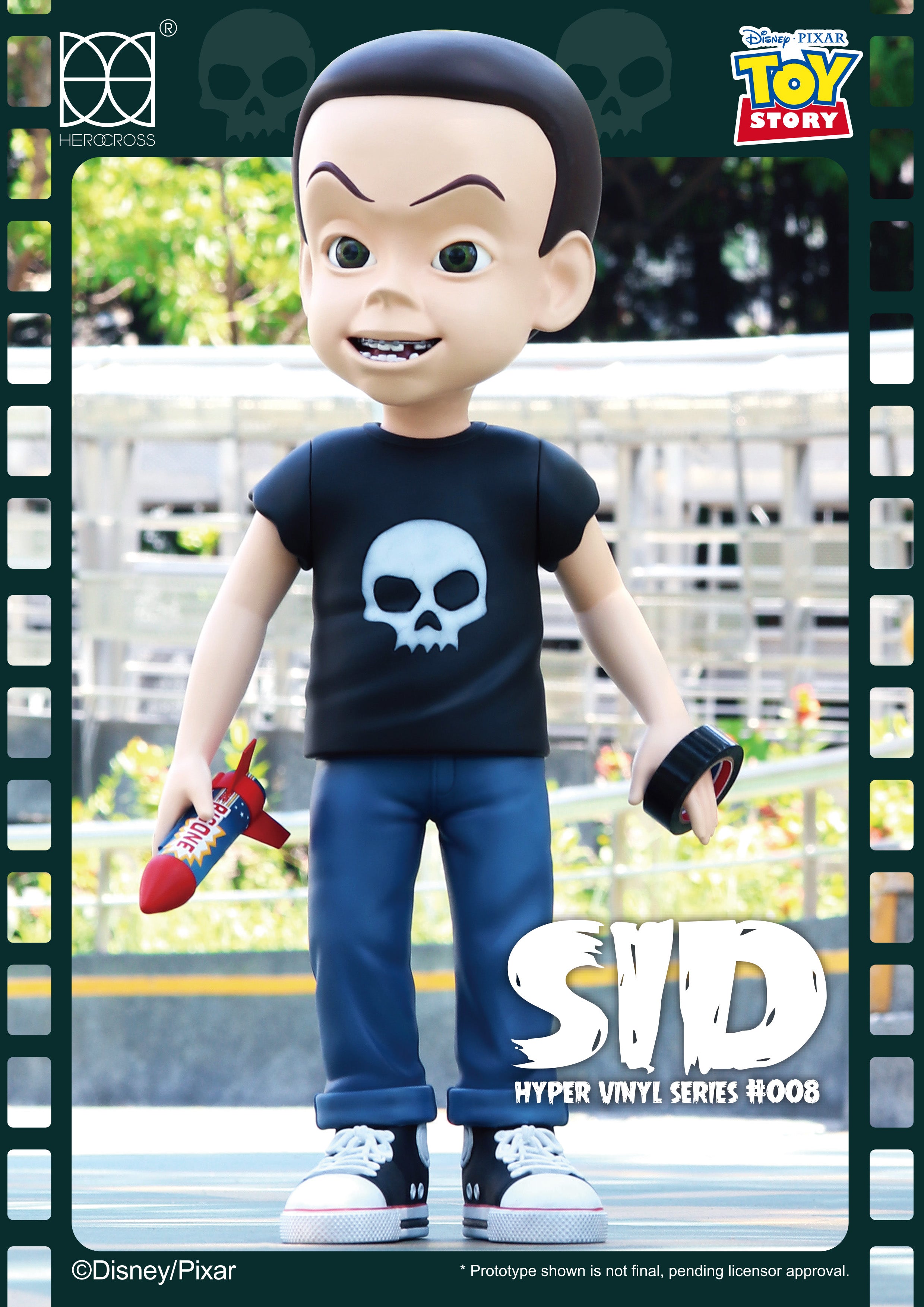 HEROCROSS Hybrid Vinyl Series 008 Disney Toy Story Sid Phillips 24