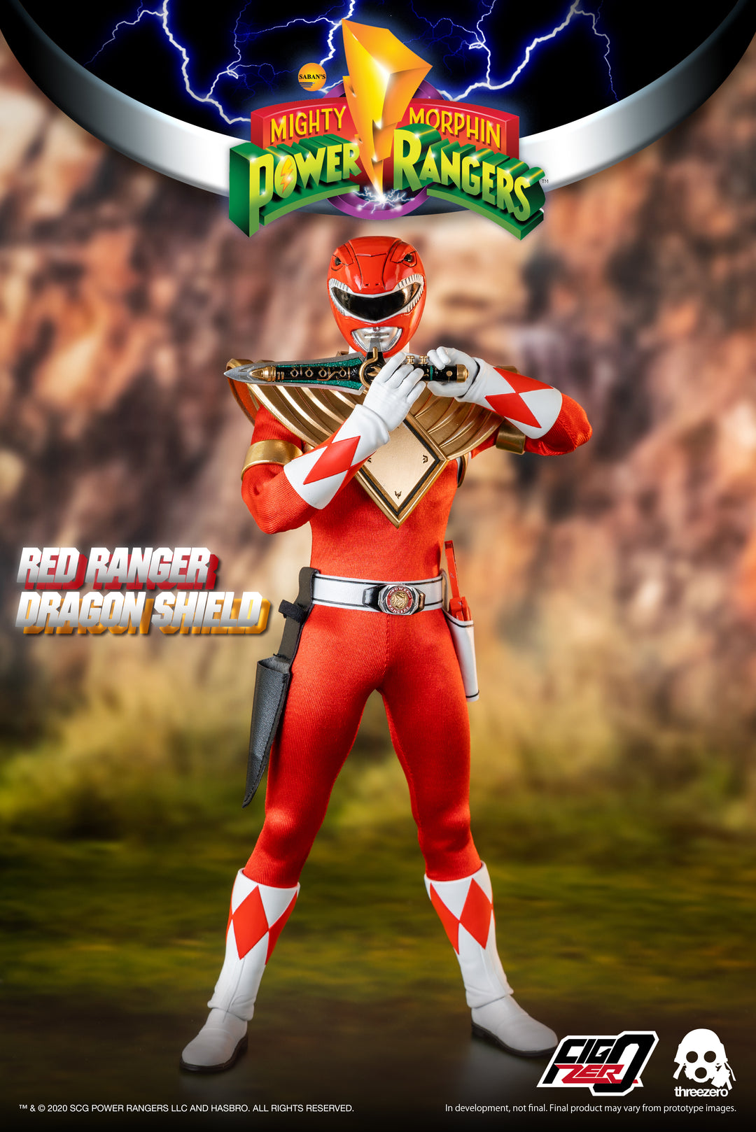 Bandai Tamashii Nations SH Figuarts Armored Red Ranger Mighty Morphin Power  Rangers Action Figure