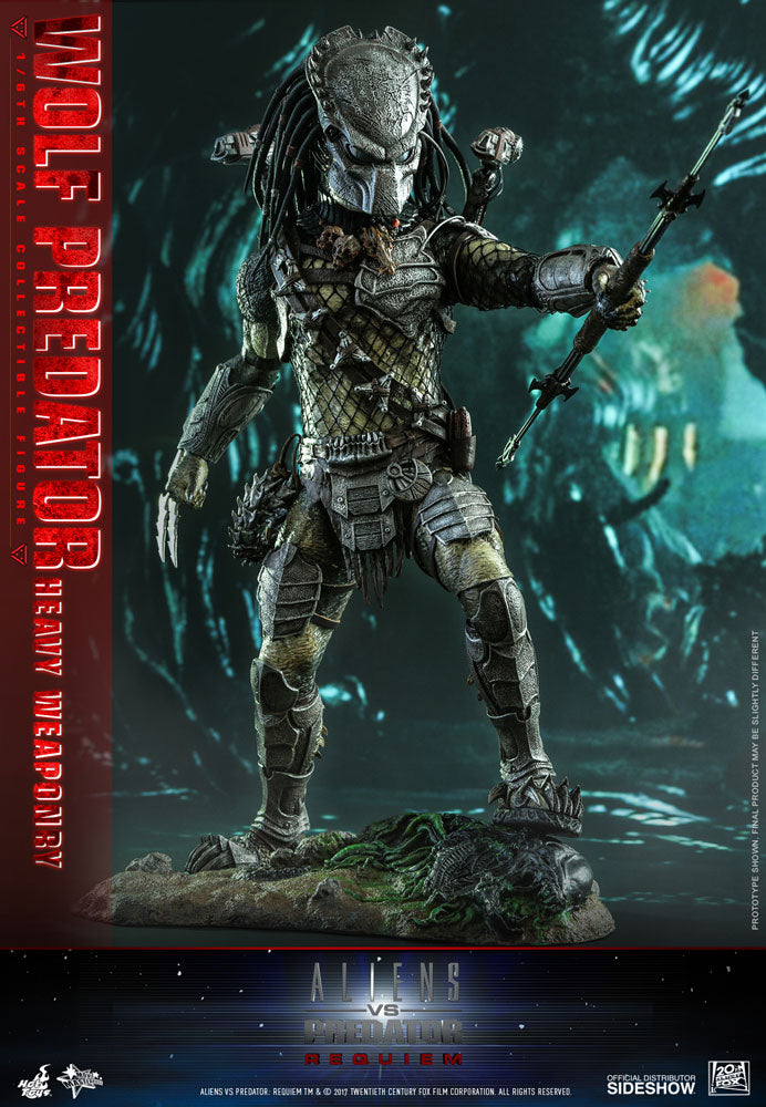 Hot Toys Aliens VS Predator Requiem Wolf Predator (Heavy Weaponry