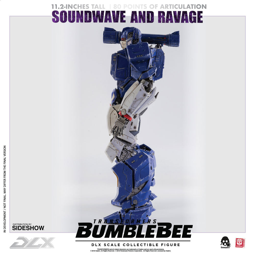 Threezero Bumblebee DLX Scale Collectible Series Soundwave and