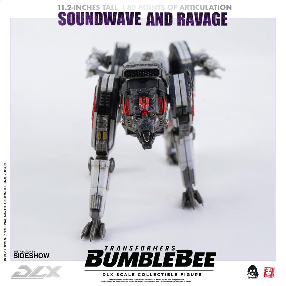 Threezero Bumblebee DLX Scale Collectible Series Soundwave and